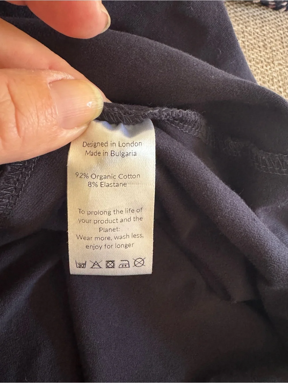 Saint + Sofia Navy Maxi Dress Built-In Bra – Size 10